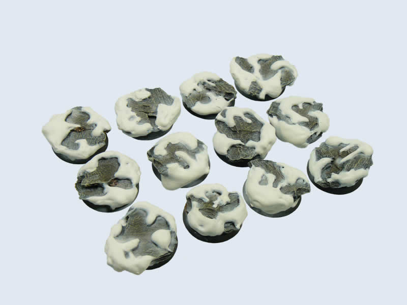 MCAB01821 Winter Shale Bases Round 25mm Micro Art Studio Main Image