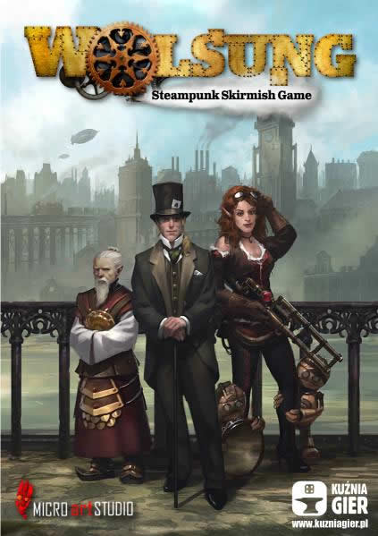 MCAW10000 Wolsung Steampunk Skirmish Rulebook Main Image