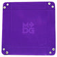 MET537 Purple Velvet Folding Dice Tray 10in x 10in Metallic Dice Games 2nd Image