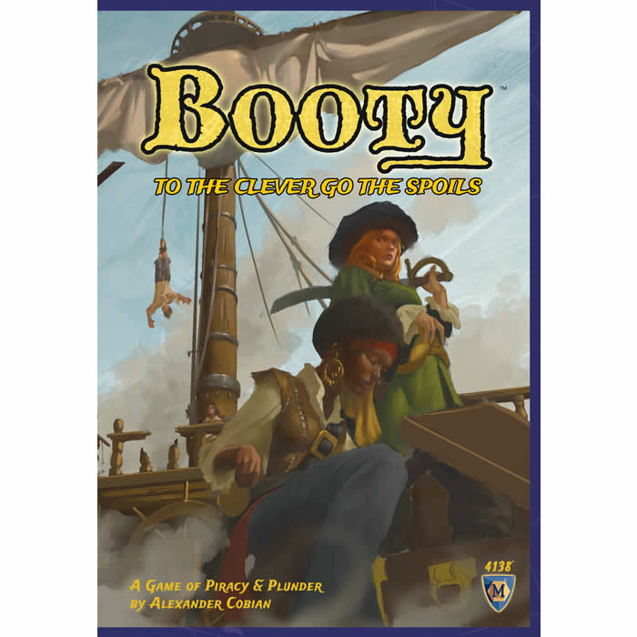 MFG4138 Booty To The Clever Go The Spoils Strategy Game Mayfair Games Main Image