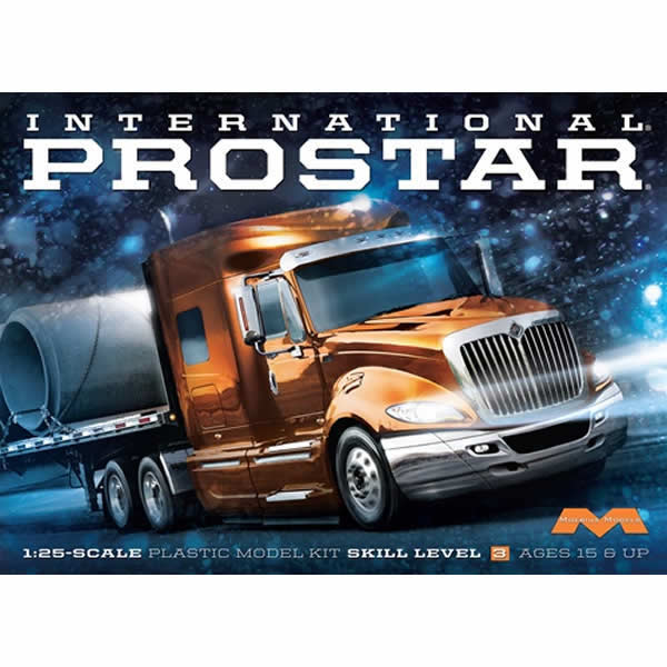 MOE1301 International Prostar Semi Tractor 1/25 Scale Plastic Model Kit Moebius Main Image