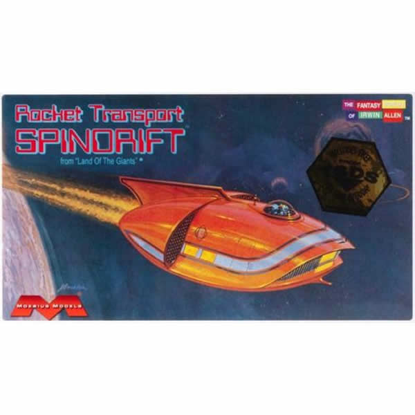 MOE255 Mini Spindrift Land Of The Giants 1/128 Scale Plastic Model Kit Moebius Models Main Image