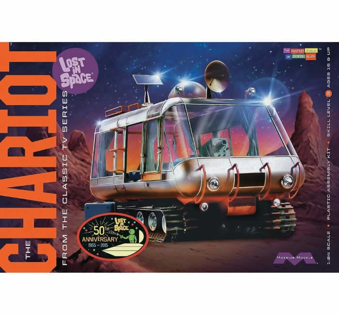 MOE902 Lost In Space Chariot 1/24 Scale Plastic Model Kit Moebius Models Main Image