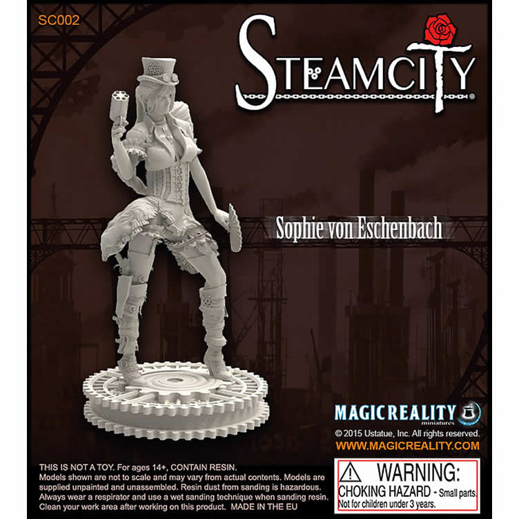 MRMSC002 Sophie Von Eschenbach SteamCity Miniature 32mm Scale Main Image