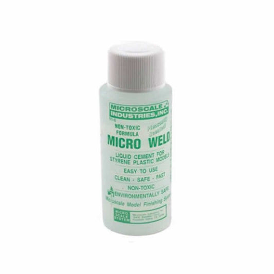 MSM6 Micro Weld Liquid Glue 1oz Bottle Microscale Models