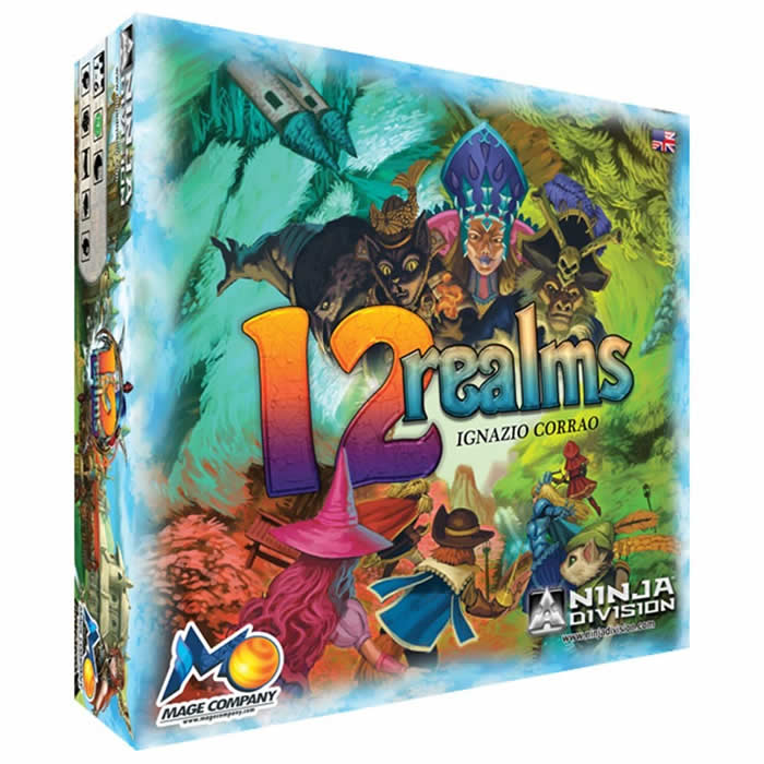 NJD420201 12 Realms Board Game Ninja Division Main Image