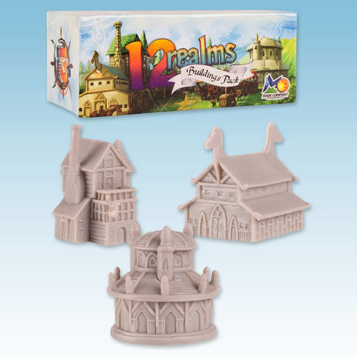 NJD420202 12 Realms Building Pack Board Game Expansion Main Image