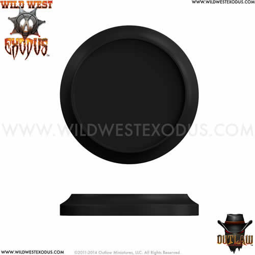 OLM023011 Solid Small Bases (10) Wild West Exodus Miniatures Main Image