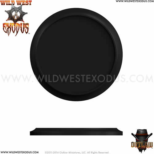 OLM023013 Solid Large Bases (3) Wild West Exodus Miniatures Main Image