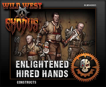 OLM040003 Constructs Box Enlightened (10) Wild West Exodus Miniatures Main Image