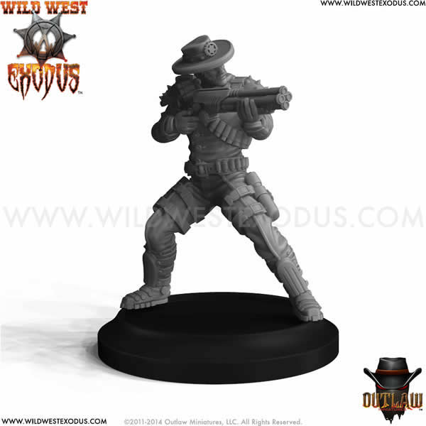 OLM084001 Deputy with Heavy Weapon Shotgun Lawmen Miniature Main Image