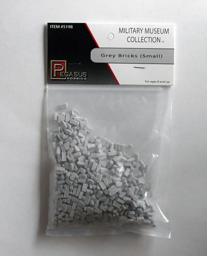 PEG5198 Grey Bricks Small 28mm Miniature Terrain Pegasus Hobbies Main Image