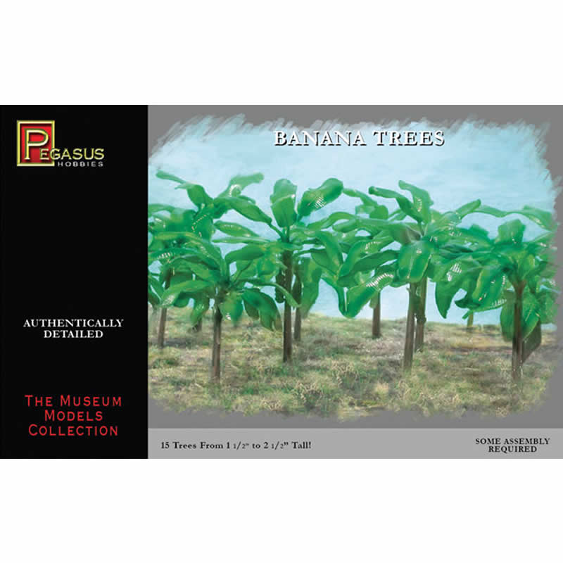 PEG6509 Banana Trees Miniature Terrain Pegasus Hobbies Main Image