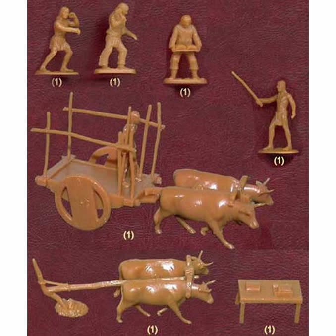 PEG7005 California Mission Indians Set 2 1/48 Scale Plastic Model Kit  Pegasus 2nd Image