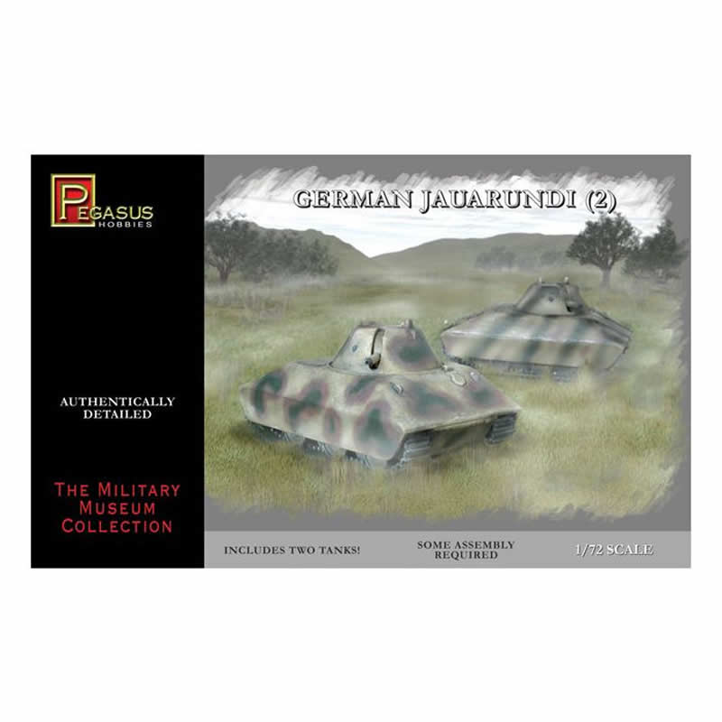 PEG7606 P245-010 Jaguarundi Tanks 1/72 Scale Plastic Model Kit Pegasus Main Image