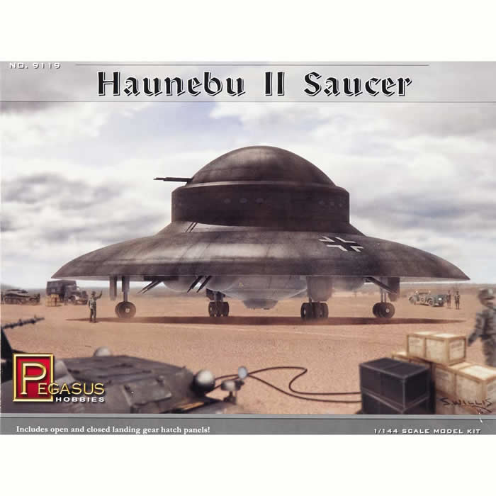 PEG9119 Haunebu II 1/144 Scale Plastic Model Kit Pegasus Main Image