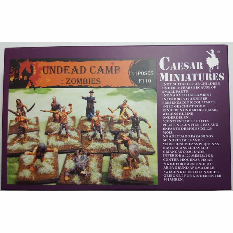 PEGF110 Undead Camp Zombies 1/72 Scale Miniatures Pegasus Hobbies Main Image