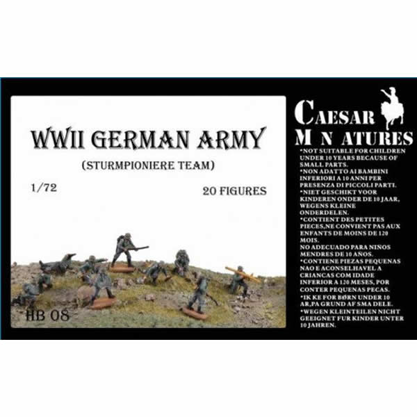 PEGHB08 German Army Sturmpionier 1/72 Scale Miniatures Main Image