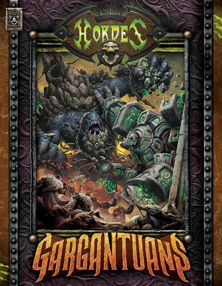 PIP1051 Hordes Gargantuans Soft Cover Rulebook Privateer Press Main Image