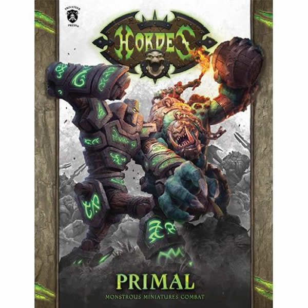 PIP1068 Primal MK III Hardcover Rule Book Hordes Miniature Game Main Image