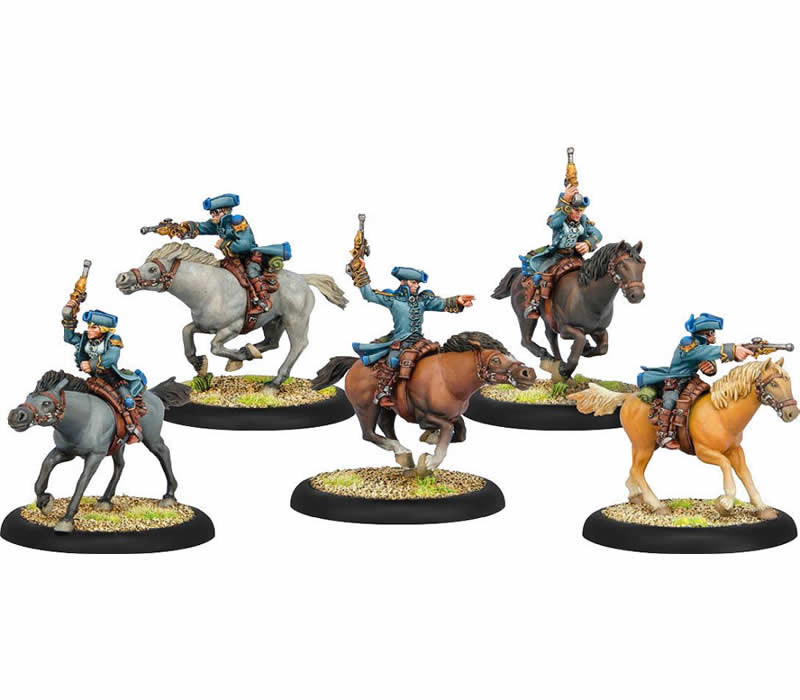 PIP31077 Tempest Blazers Arcane Tempest Light Cavalry Unit Privateer Press Main Image