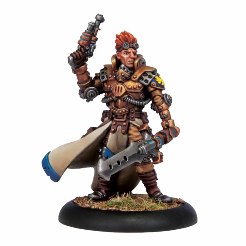 PIP31084 Commander Coleman Stryker Warcaster Cygnar Main Image