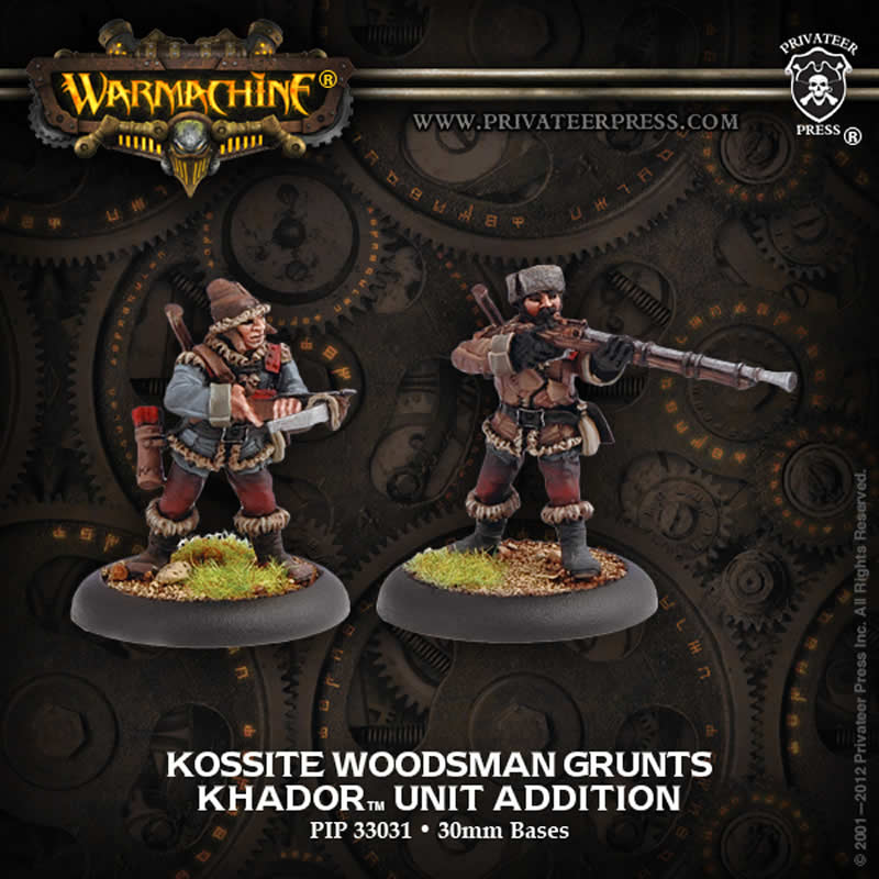 PIP33031 Khador Kossite Woodsmen for Steam Powered Combat Game Main Image