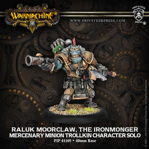 PIP41105 Raluk Moorclaw the Ironmonger Solo Mercenary Main Image