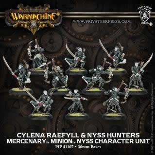 PIP41109 Cylena Raefyll and Nyss Hunters Unit Mercenary Main Image