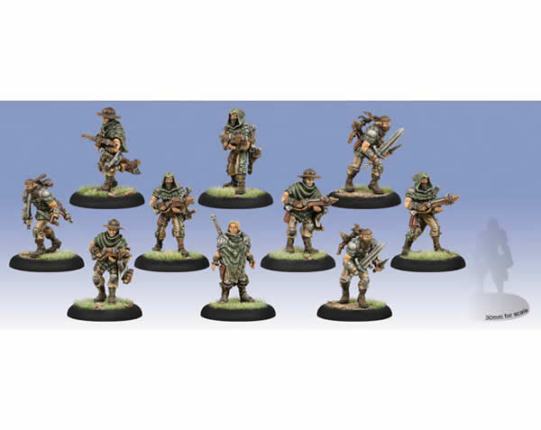 PIP41123 Croes Cuthroats Unit Mercenary Unit Warmachine Main Image