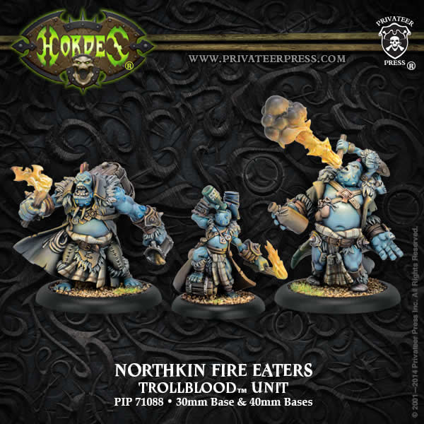 PIP71088 Northkin Fire Eaters Unit Trollbloods Hordes Main Image