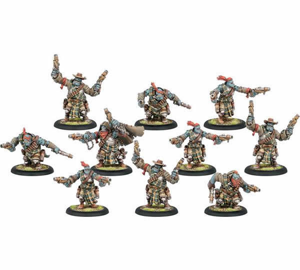 PIP71096 Trollkin Highwaymen Unit Trollbloods Hordes Main Image