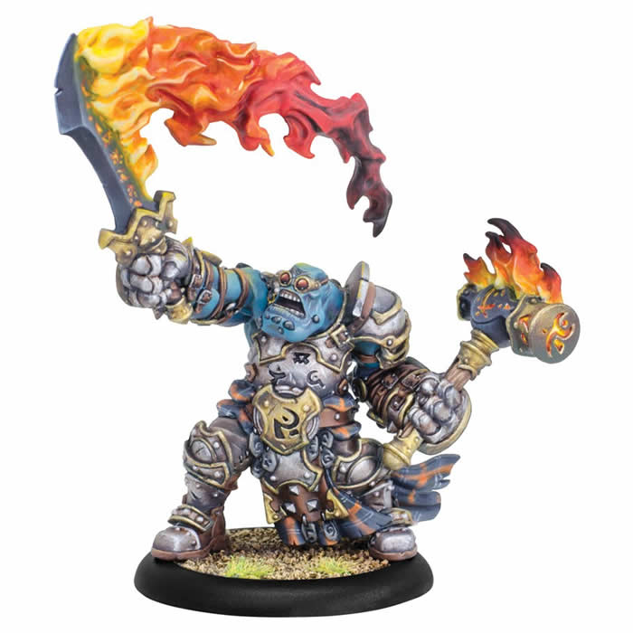 PIP71107 Horgle The Anvil Warlock Trollblood Hordes Privateer Main Image