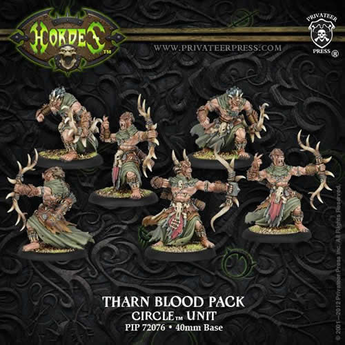 PIP72076 Tharn Blood Pack Unit Circle Hordes Miniature Game Main Image