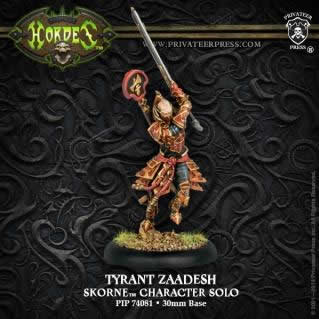 PIP74081 Tyrant Zaadesh Solo Skorne Hordes Miniature Game Main Image