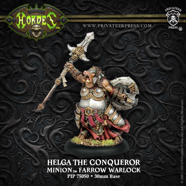 PIP75050 Helga The Conqueror Warlock Minions Hordes Main Image