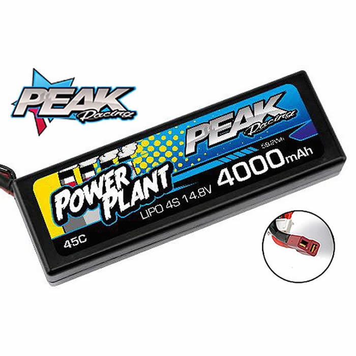 PKR00554 4000Mah 14.8v 45c Hardcase Lipo Battery 12AWG T Connector Main Image