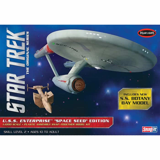 PLL90812 USS Enterprise Space Seed Edition 1/1000 Snap- Together Main Image