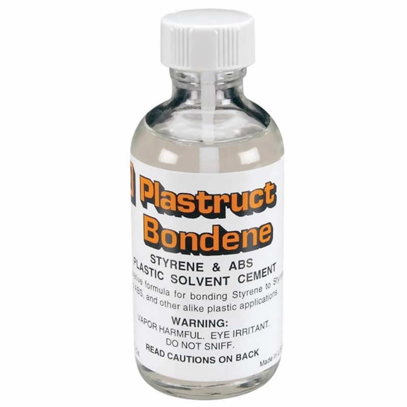 PLSPC00003 White Bondene Cement 2 Oz Bottle Plastruct Main Image