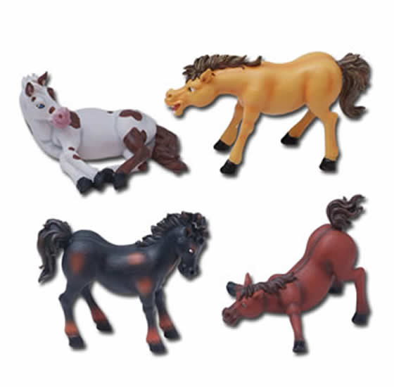 PTG7639 Horse Figurine Set of 4 Pacific Trading Main Image