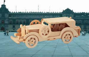 PUZ1216 V8 Model 3D Puzzle by Puzzled Inc Main Image