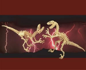 PUZ1235 Deinonychus 2 in 1 3D Wooden Puzzle by Puzzled Inc Main Image