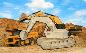PUZ1307 Excavator Large 3D Puzzle by Puzzled Inc Main Image