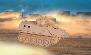 PUZ1404 Infantry Chariot 3D Wooden Puzzle by Puzzled Inc Main Image