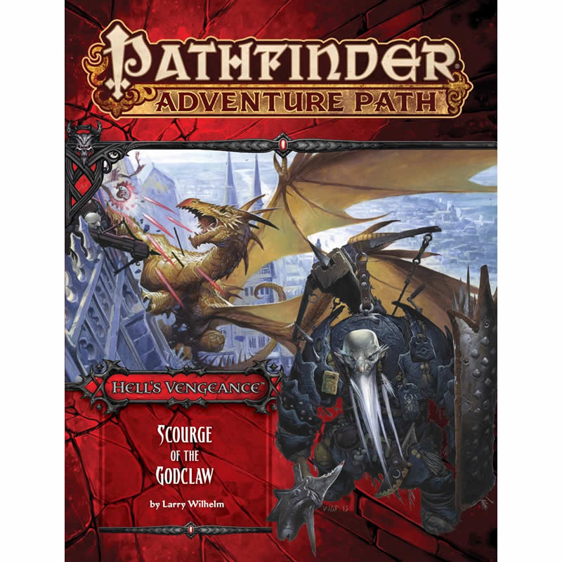 PZO90107 Scourge Of The Godclaw Hells Vengeance Pathfinder Adventure Path No.107 Paizo Main Image