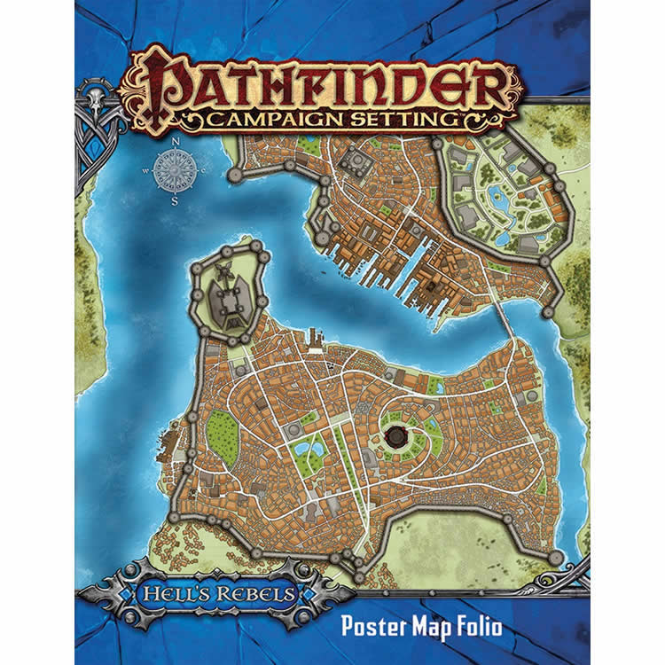 PZO9288 Hells Rebels Poster Map Folio Pathfinder Campaign Setting Paizo Main Image