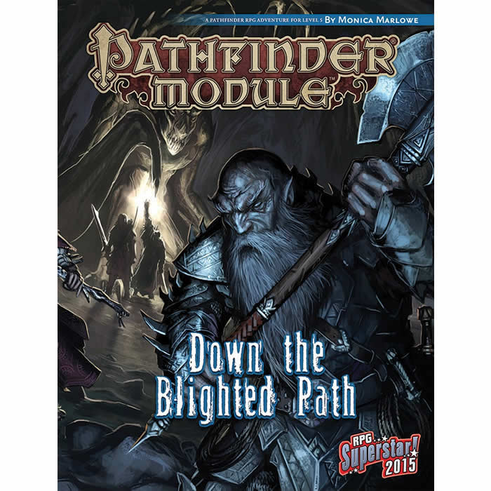 PZO9550 Down The Blighted Path Pathfinder Module RPG Paizo Main Image