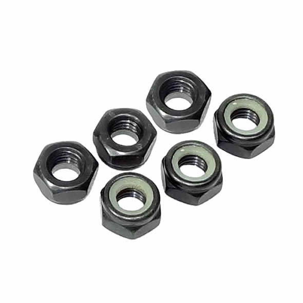 RED07204PA 6pcs M10 Lock Nut Redcat Racing Main Image