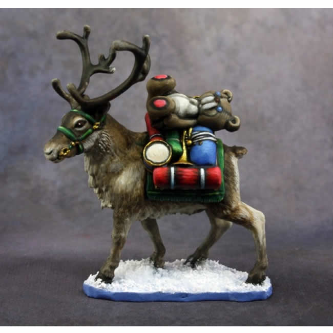 RPR01598 Herschel Pack Reindeer Miniature 25mm Heroic Scale Special Edition Reaper Miniatures Main Image