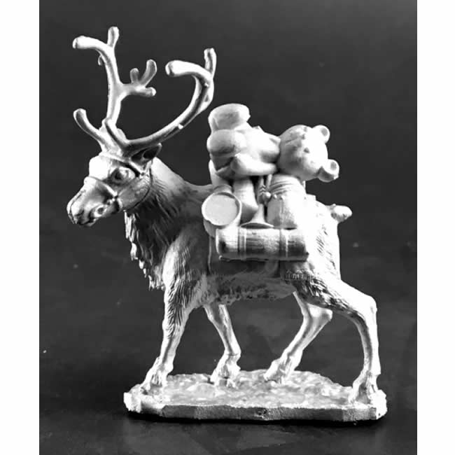 RPR01598 Herschel Pack Reindeer Miniature 25mm Heroic Scale Special Edition Reaper Miniatures 3rd Image